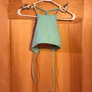 High neck bikini top